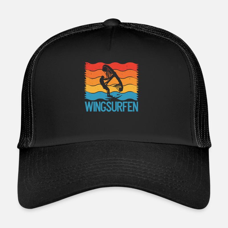 Drapeau coloré du wingsurf Casquette trucker 
