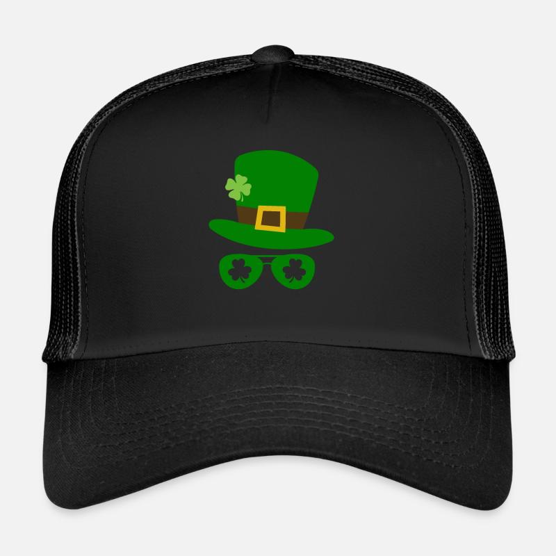 Accessoires de la Saint-Patrick Irlande Shamrock Décoration Casquette trucker 