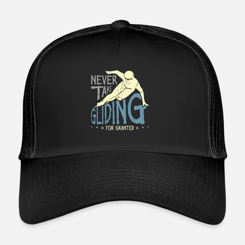 Speed Skating Never Take Gliding For Short Track Trucker Cap