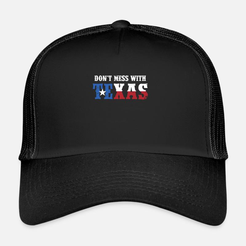 Texas Geschenk Huston Austin Dallas El Paso Rodeo Trucker Cap