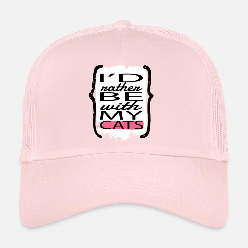 cats house cat joke Trucker Cap