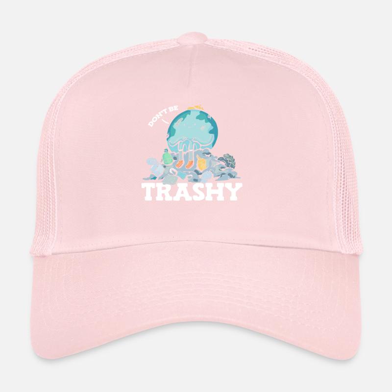 Don't Be Trashy Müllverschmutzung Earth Day Trucker Cap