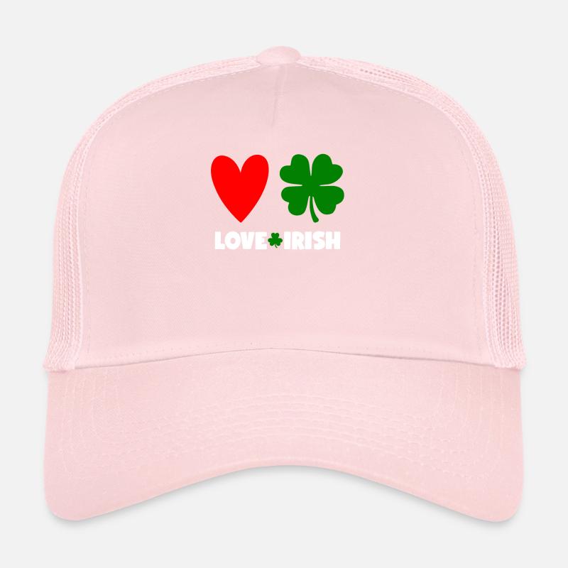 St Patricks Day Accessoires Ireland Shamrock Deko Trucker Cap