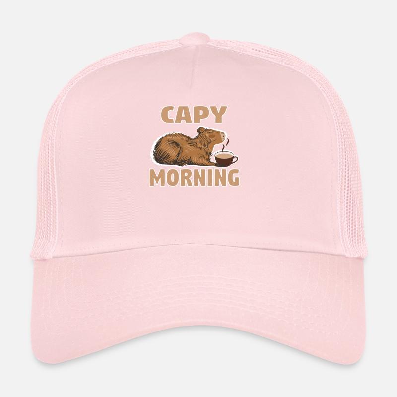 Capybara Capybara Coffee Cappybara Fans Trucker Cap
