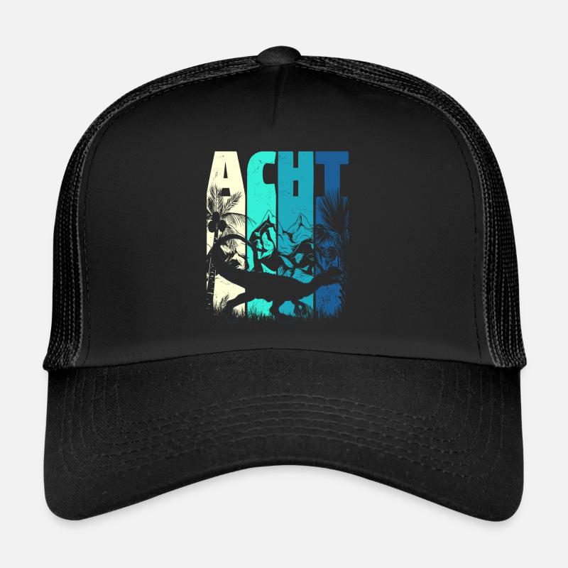 Dilophosaurus 8 Jahre Alt Junge 8. Geburtstag Trucker Cap