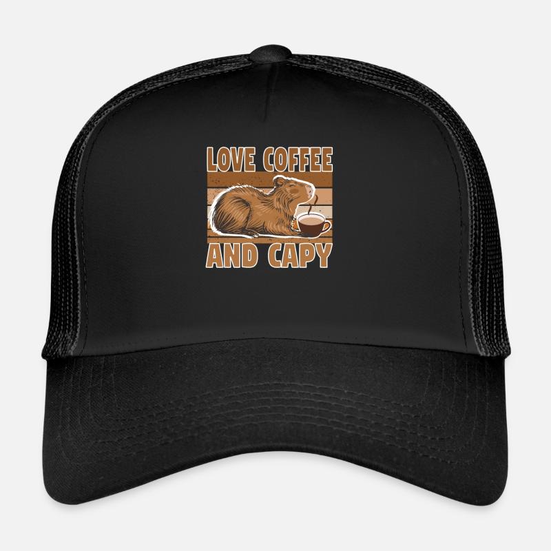 Capybara Capybara Café Cappybara Fans Casquette trucker 
