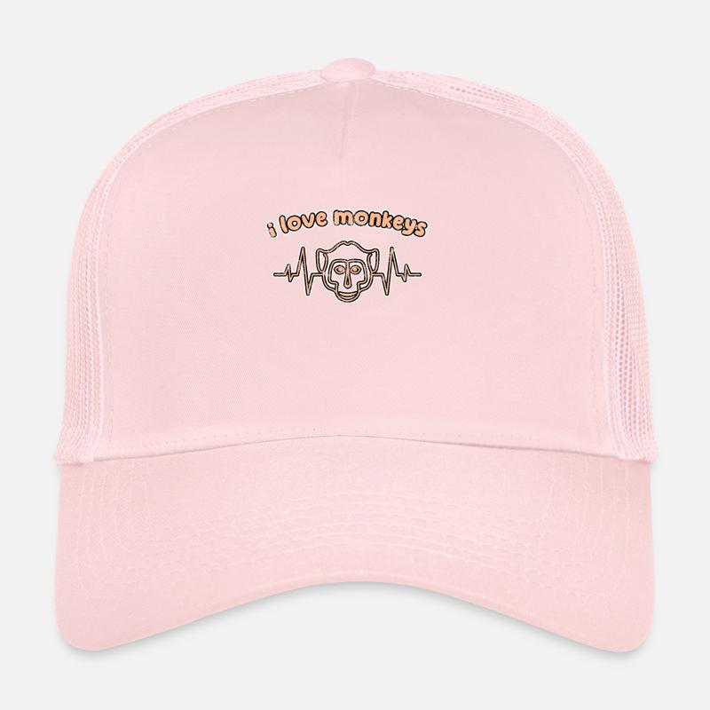 ich liebe Affen Trucker Cap