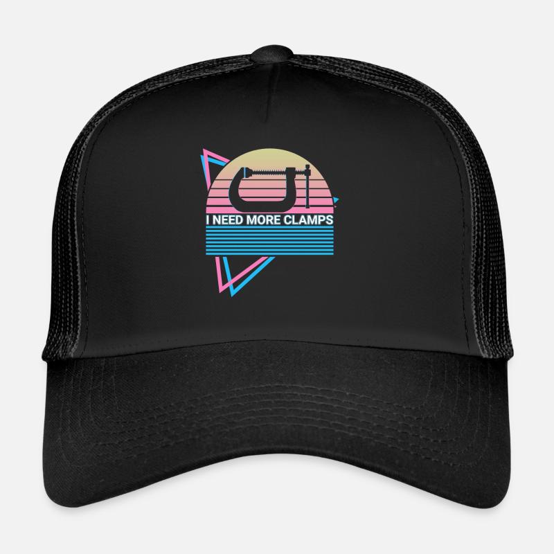 Funny Carpenter Retro Carpentry Trucker Cap