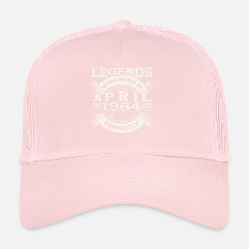 39e anniversaire homme April Né 1984 Oldtimer Casquette trucker 