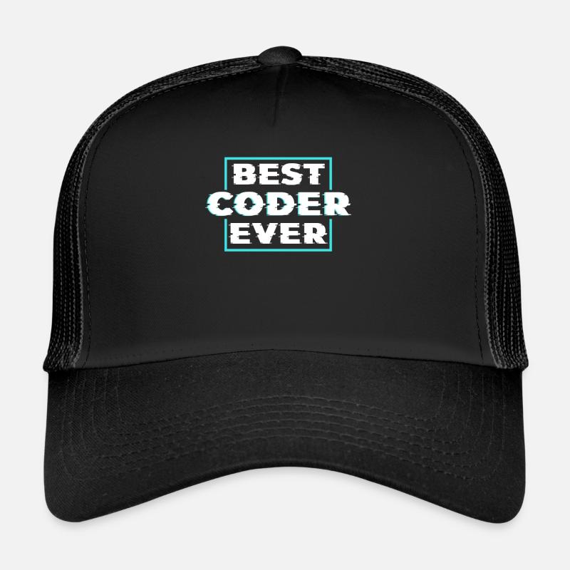 Meilleur programmeur de code de codeur de tous les temps Casquette trucker 