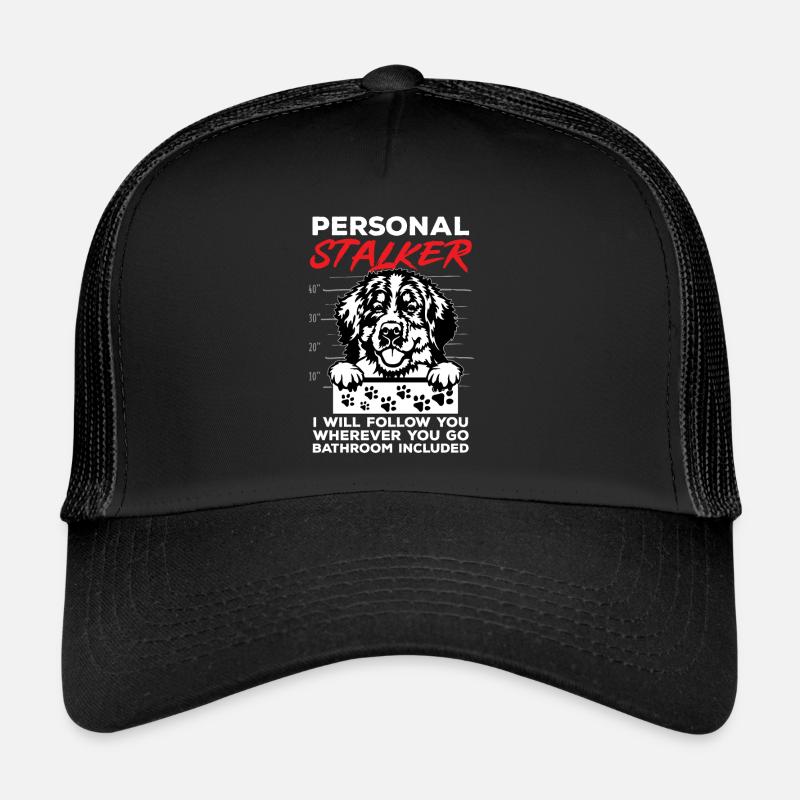 Bernese Mountain Dog - Trucker Cap - black/black