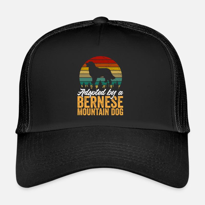 Bouvier bernois - Casquette trucker  - noir/noir