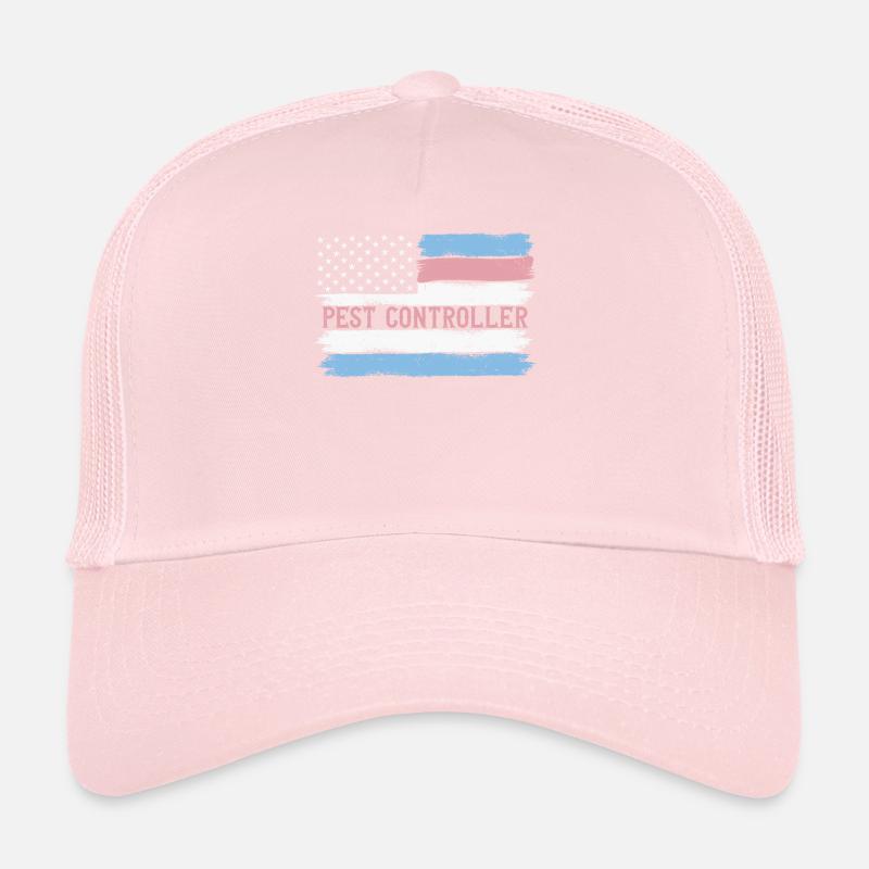 US Pride Exterminator Bug Killer Gift Idea Trucker Cap