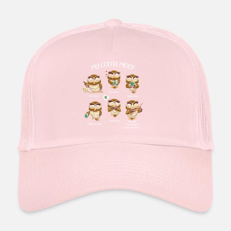 Oiseau de nuit ma caféine Casquette trucker 