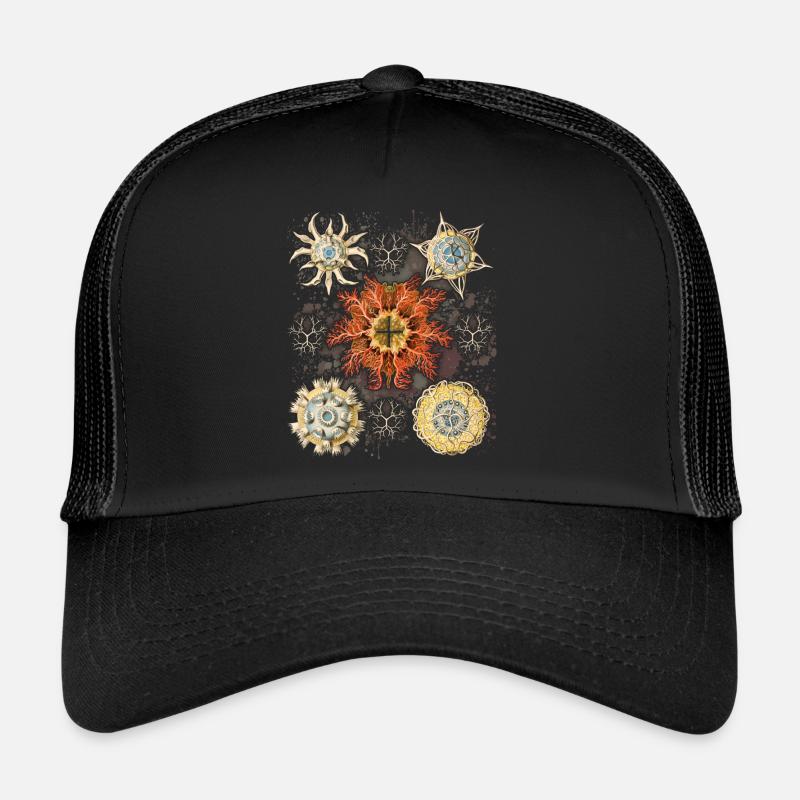 Méduses de Mer, Haeckel vintage illustration maritime Casquette trucker 