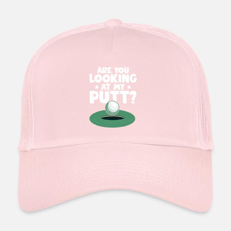 Regardez-vous mon putt? Golfing Golf Casquette trucker 