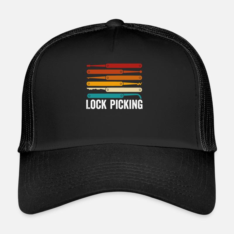 Outil de crochetage de serrure coloré Casquette trucker 