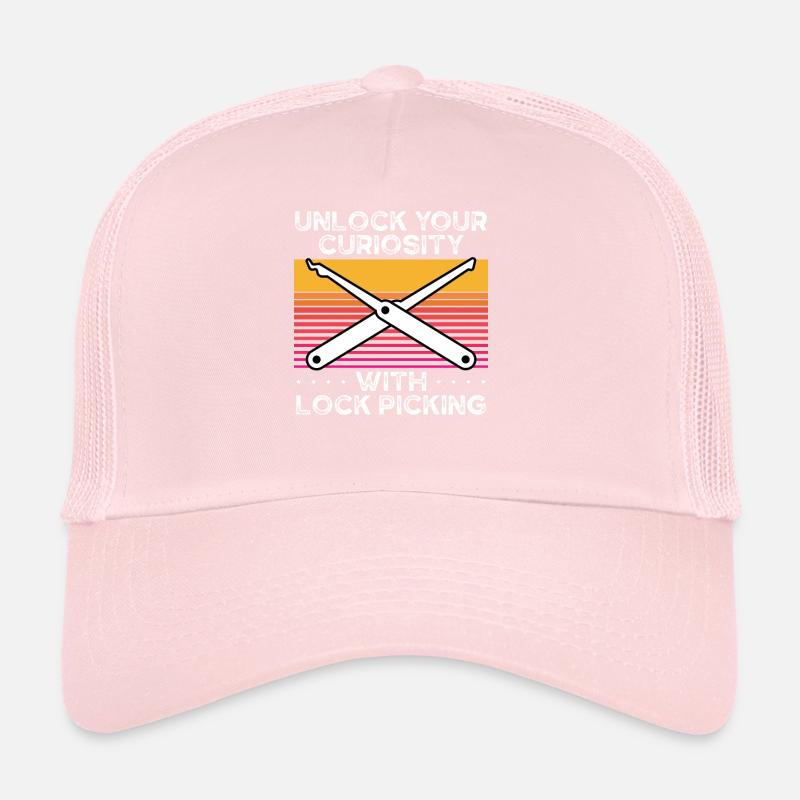 Éteignez votre curiosité pendant le lockpicking Casquette trucker 