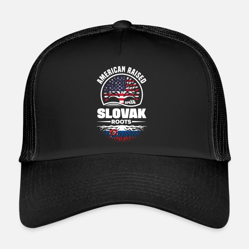Slovaquie slovaque Citation du drapeau slovaque Casquette trucker 