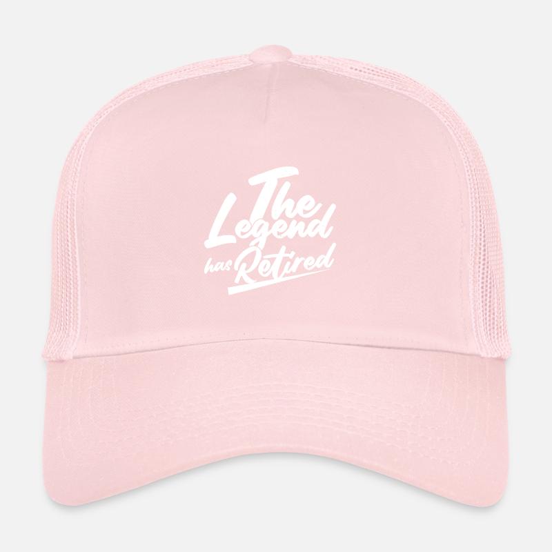 Pensioner Retirement Lazy Legend Gift Trucker Cap