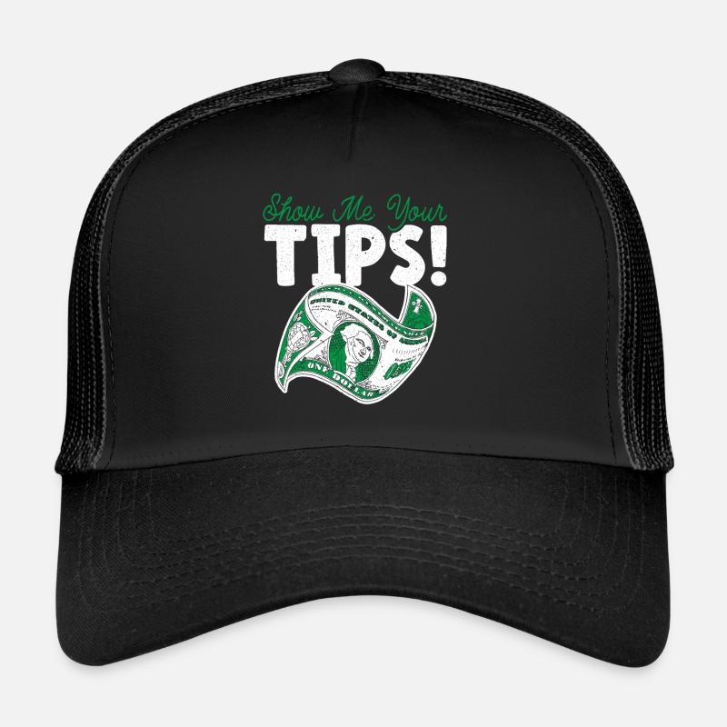 Montrez-moi vos conseils Serveur Serveuse Barman Casquette trucker 