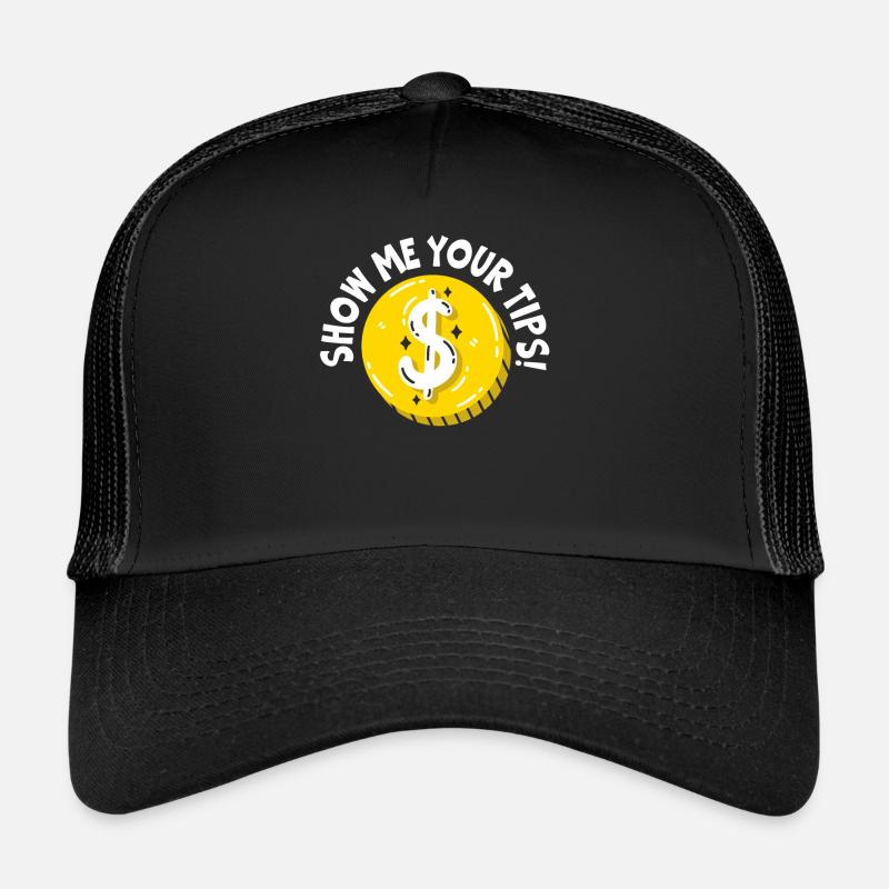 Montrez-moi vos conseils Serveur Serveuse Barman Casquette trucker 