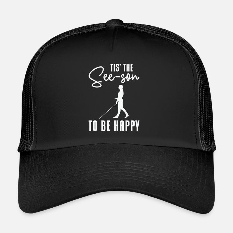 Conscience de la cécité aveugle en braille Casquette trucker 