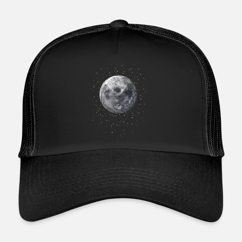 Luna Stars Moon Galaxy Astronomie Casquette trucker 