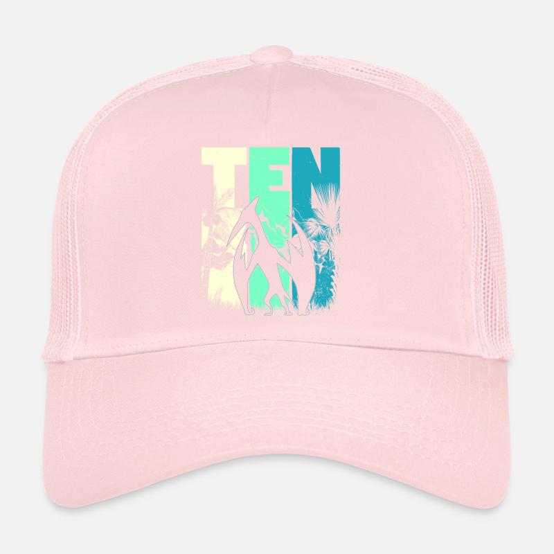 ptérodactyle 10 ans garçon 10e anniversaire Casquette trucker 