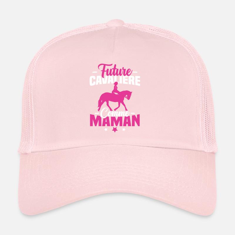 Future cavalière comme maman Casquette trucker 