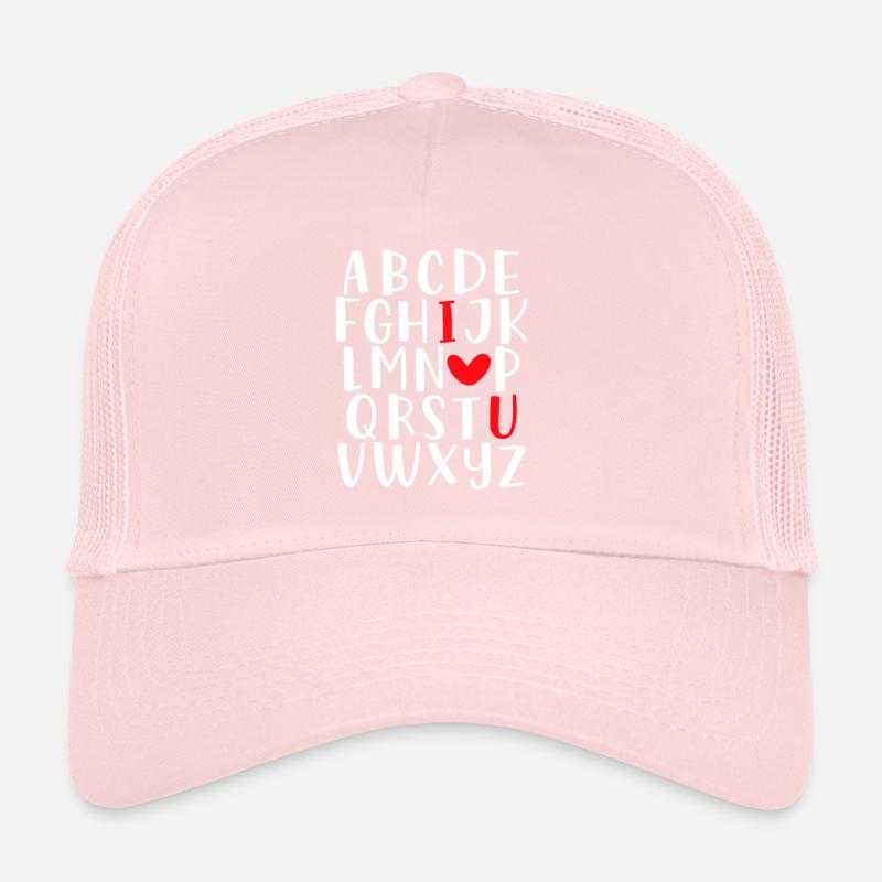 ABC Alphabet Ich liebe dich Englischlehrer Trucker Cap