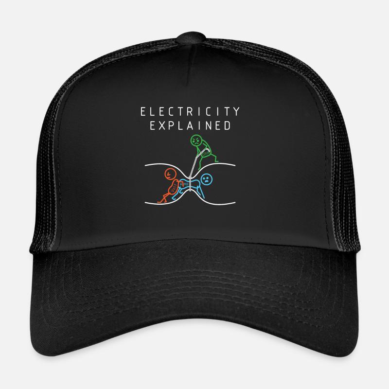 Electrical diagram electricity Trucker Cap