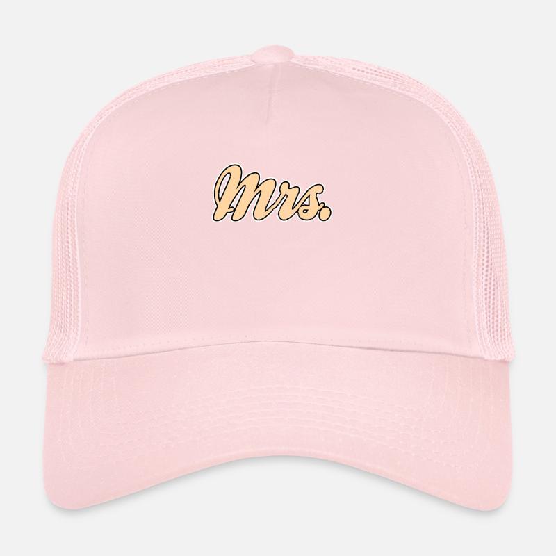 Mr Mrs Teamshirt Trucker Cap