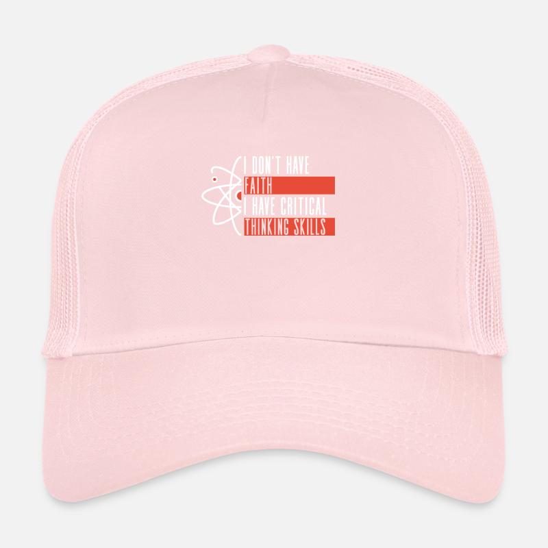 Critical Thinking Skills Atheist Atheism Trucker Cap