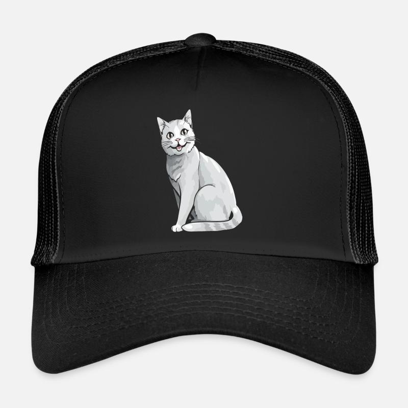 Bright cat for cat owners Trucker Cap