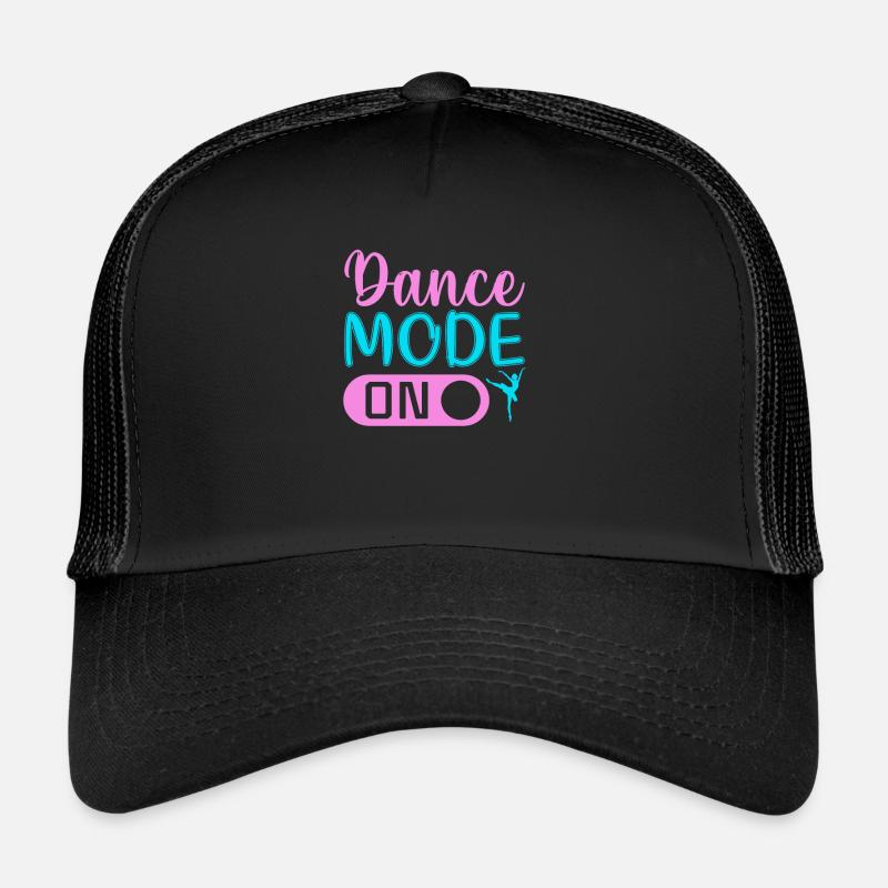 Dance Mode On - Trucker Cap - Schwarz/Schwarz