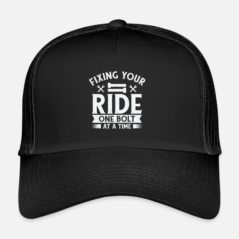 Car Mechanic Auto Engine Repair Trucker Cap