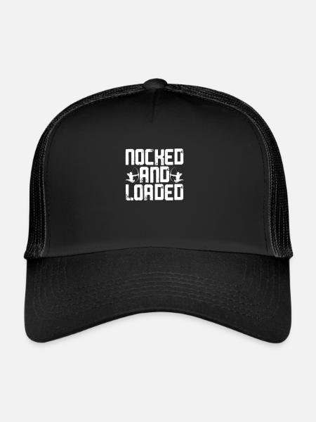 Archerie - Casquette trucker  - noir/noir - Devant