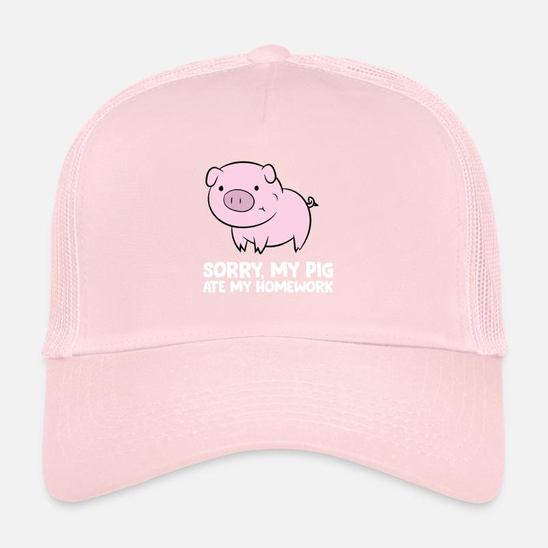 Cochons Enfants École Amour Cochons Désolé Casquette trucker 