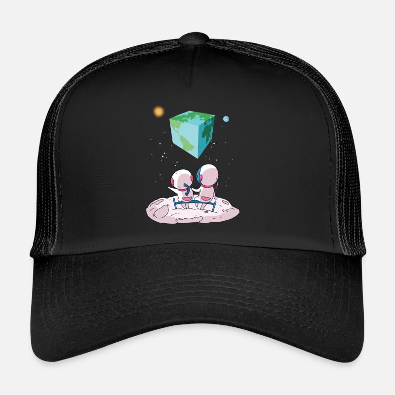 La terre est un cube Casquette trucker 
