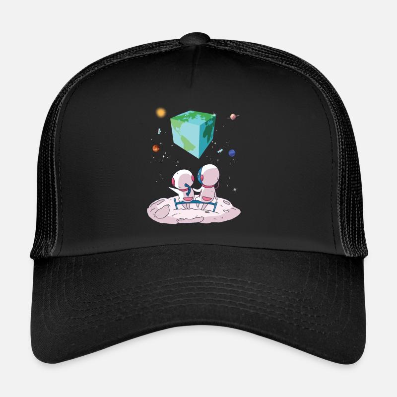 La terre est un cube Casquette trucker 