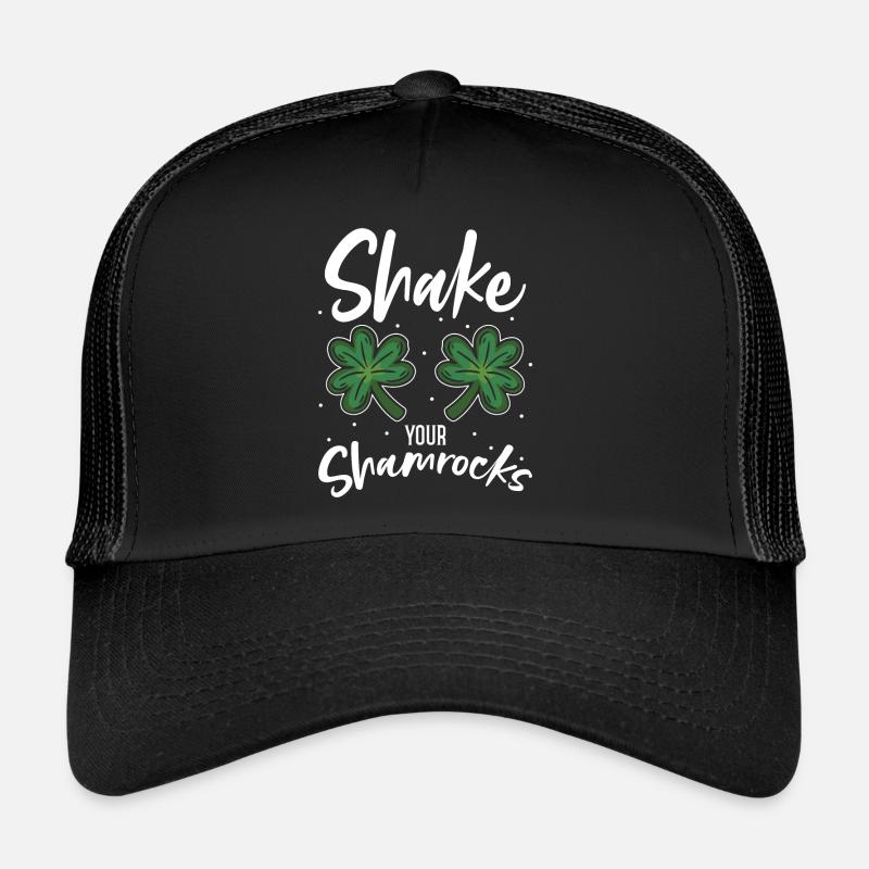 Funny Irish Saint Patricks Day Shake Your Trucker Cap
