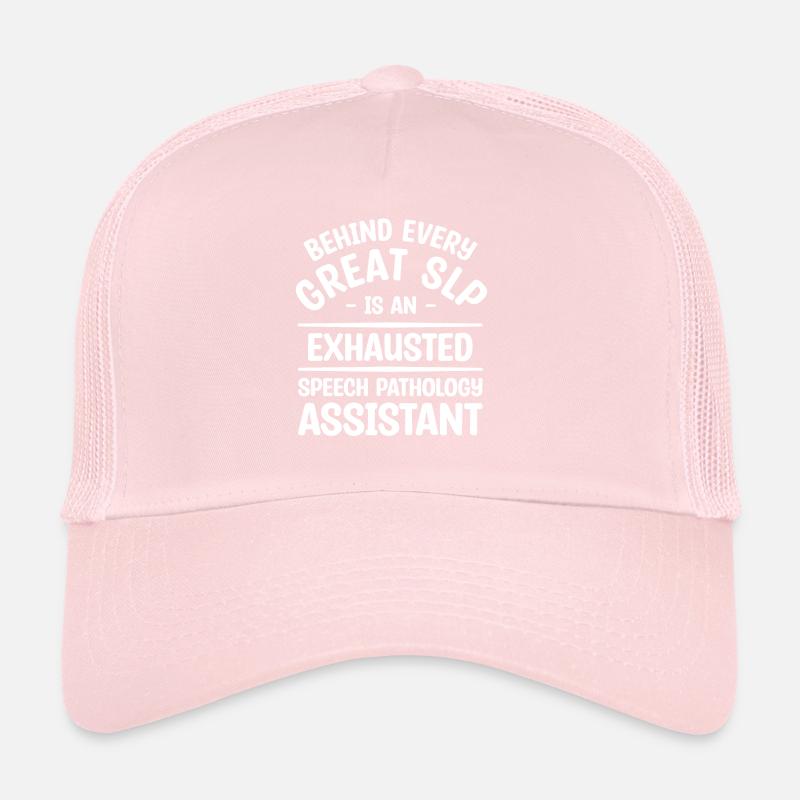 Derrière chaque grand orthophoniste se cache un discours épuisé Casquette trucker 