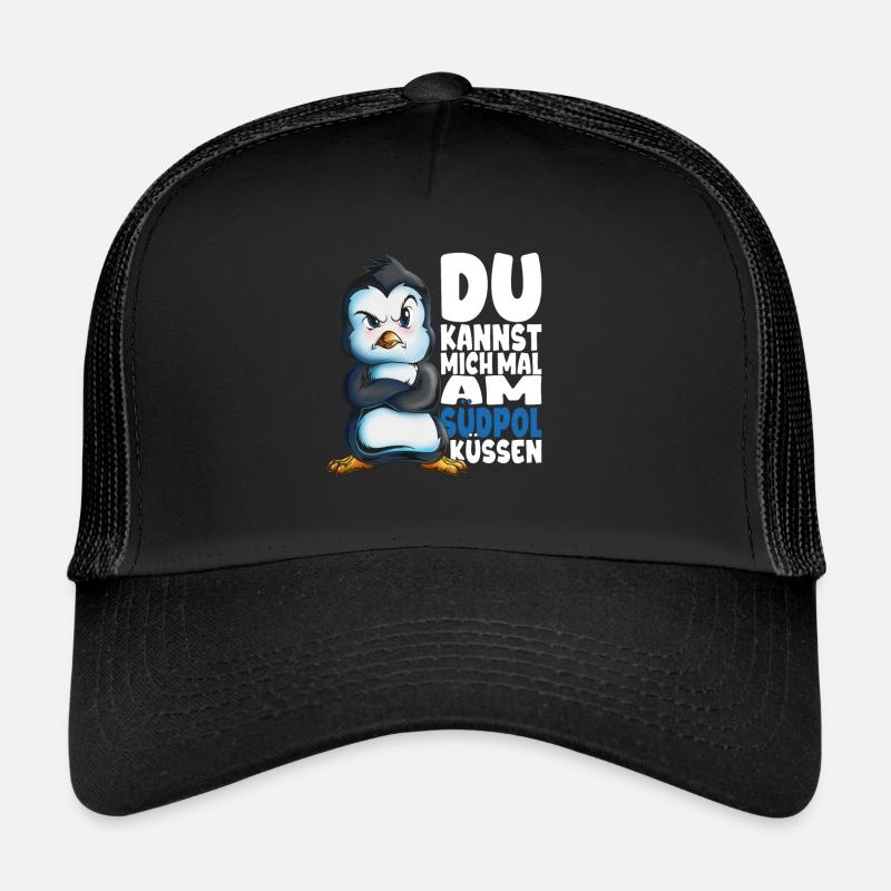 Kannst mich mal am Südpol küssen Pinguine Trucker Cap