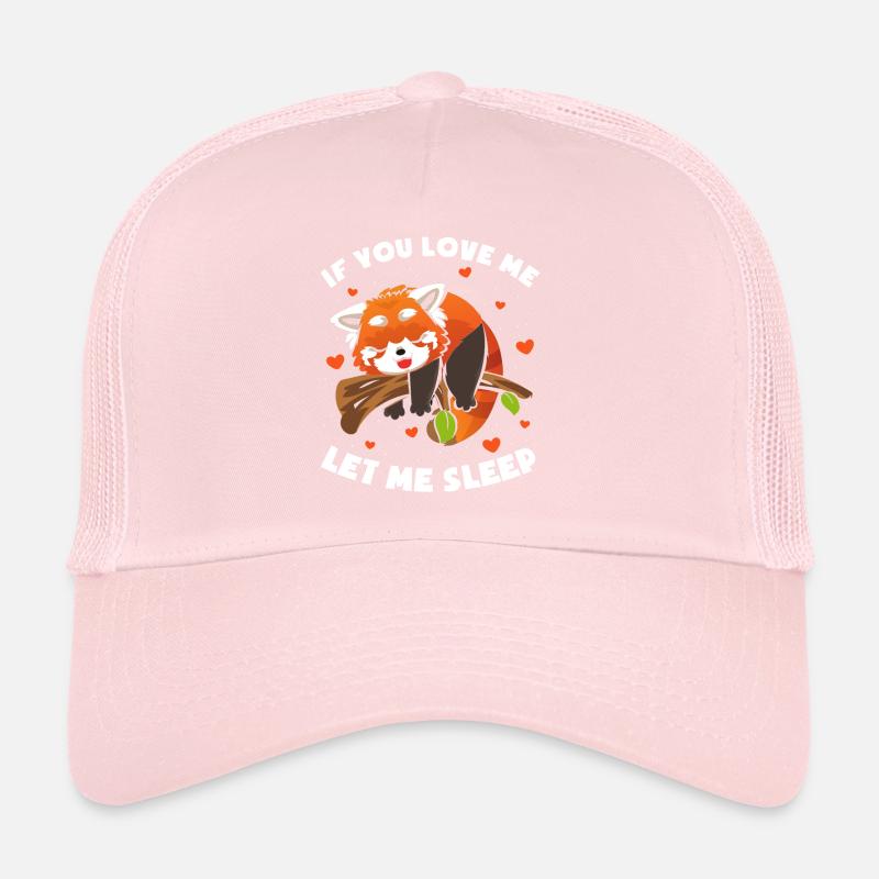 Let Me Sleep Red Panda Trucker Cap