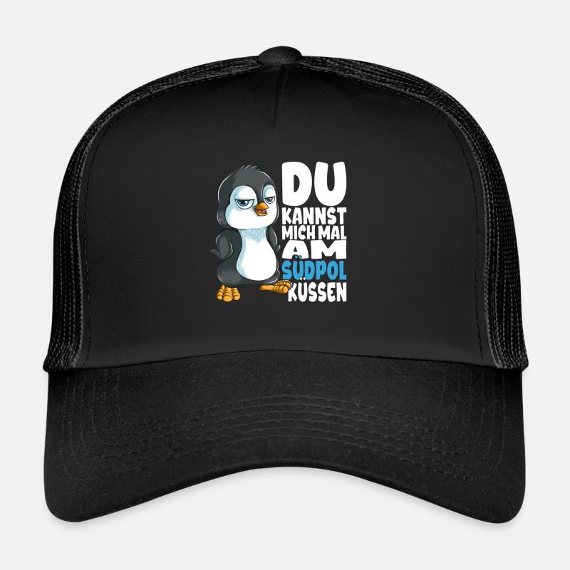 Kannst mich mal am Südpol küssen Pinguine Trucker Cap