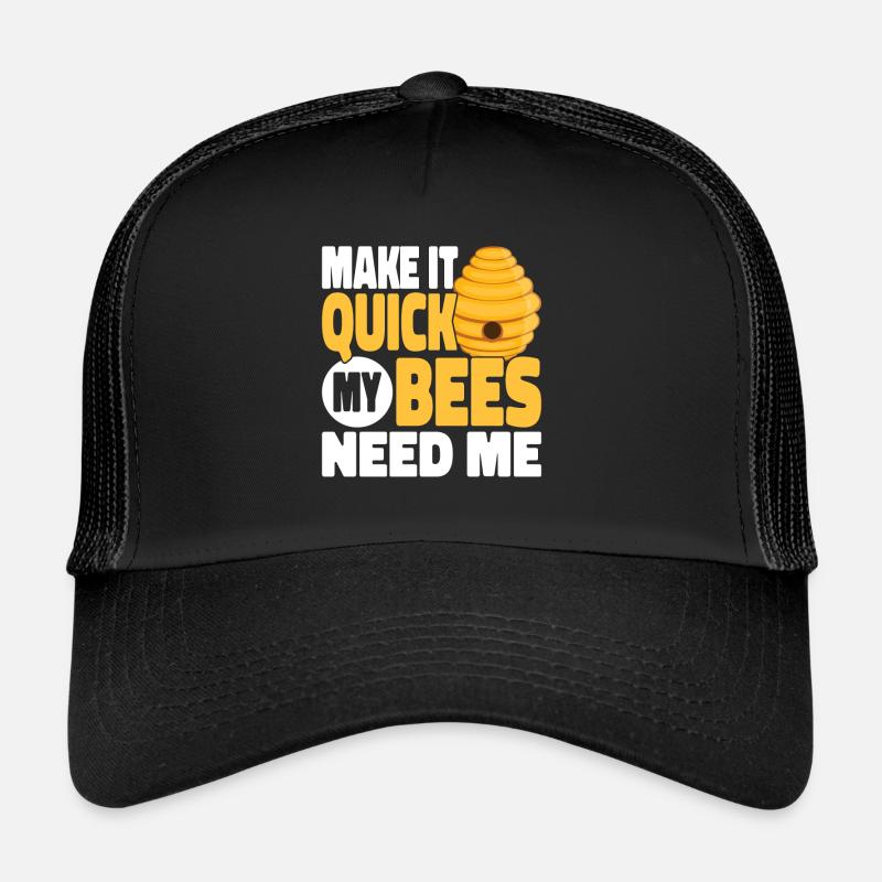 beekeeper beekeeper bees honey bee beekeeping Trucker Cap