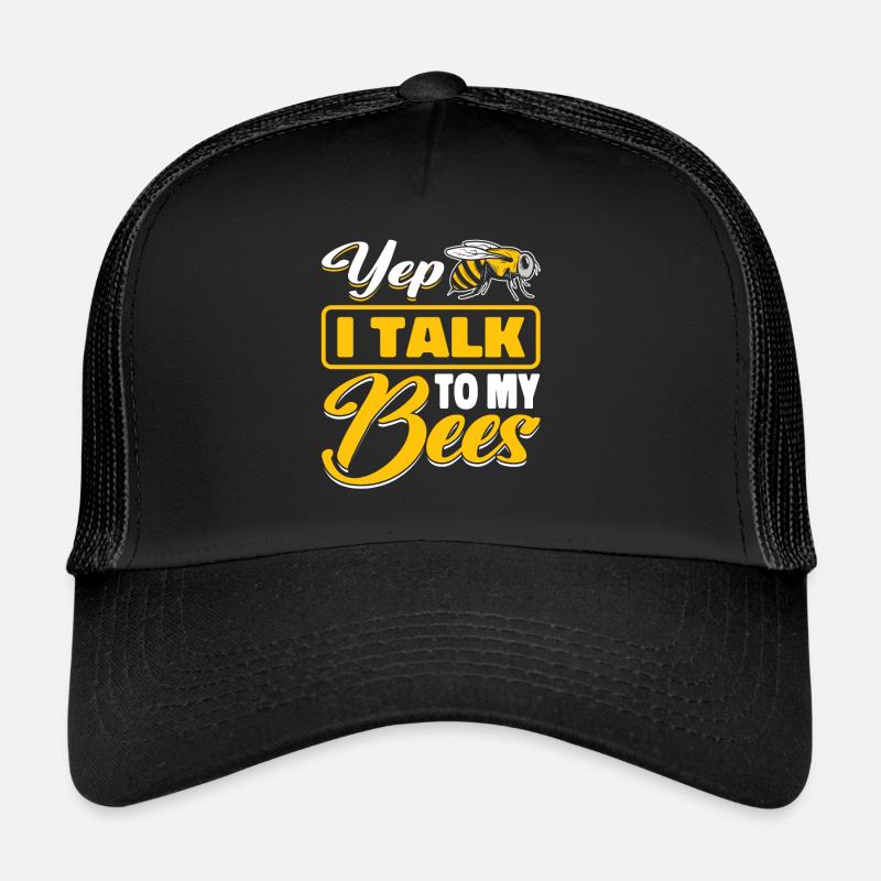 beekeeper beekeeper bees honey bee beekeeping Trucker Cap