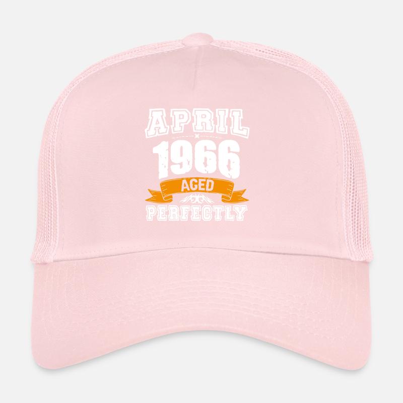 April 1966 Vintage Birthday Gift Trucker Cap