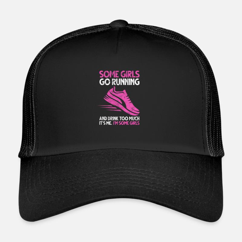 Coureur de course à pied Jogging Cadeau de coureur de jogging Casquette trucker 